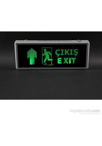 Cata Ct-9166 Sağ+Sol Exit Çıkış Levhası Şarjlı Ledli