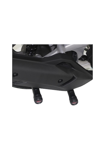 GP Kompozit Honda PCX 125-150 2018-2022 Uyumlu Egzoz Koruma Takozu Siyah