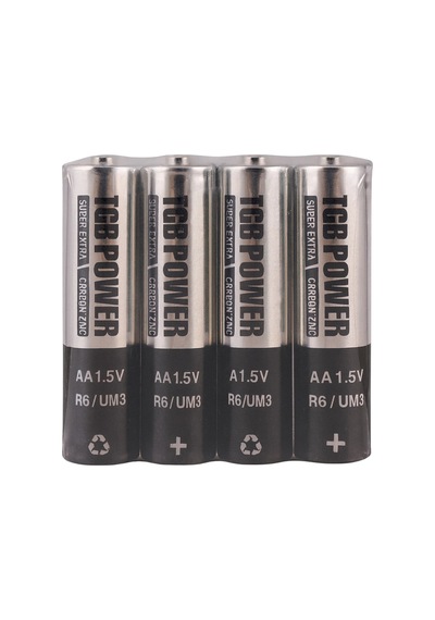 4'lü Kalem Pil Aa 1.5v R6 / Um3 Uzun Ömürlü Karbon Çinko Pil Seti Çok Renkli