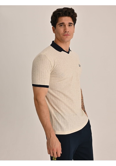 Fenerbahçe Erkek Trend Nakış Palamutlu Polo Taş