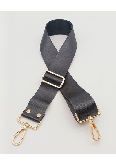 Angel Çanta Aksesuar Polyester Kolon 120x4 Cm Gri Light Gold Metalli