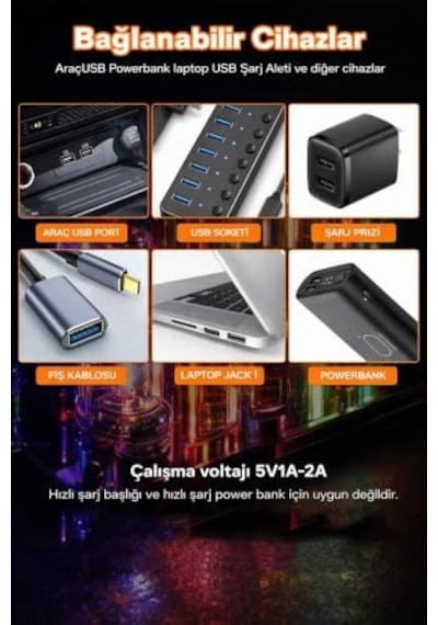 Neo Vista Kırmızı Usb Led Gece Lambası, Cam Tüp, Dokunmatik, Mini Taşınabilir, Usb Güç Kaynağı, Dim Edilebilir