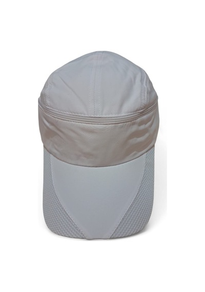 İldeşli Çift Kulanımlı Vizor Ve Spor Outdoor Cap Üskısmı Açılabilen İthal Şapka Beyaz