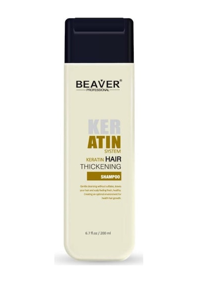 Beaver Keratin Hair Thickening Shampoo 200ml Tüm Saçlar