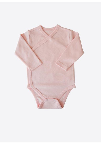 Kitikate Organik New Dreams 3'lü Uzun Kol Kruvaze Body Pembe Pembe