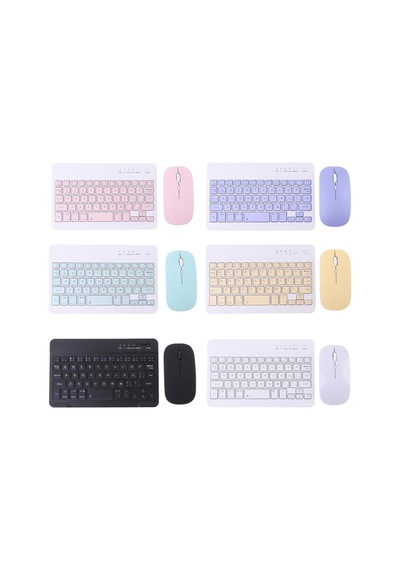 Bluetooth + Usb Wireless Klavye Mouse Seti Sessiz Şarjlı Bt+usb Mouse & Keyboard Set
