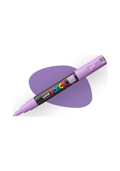 Uni-ball Posca 0.7 Su Bazlı Boyama Markörü Lavanta N Pc-1m