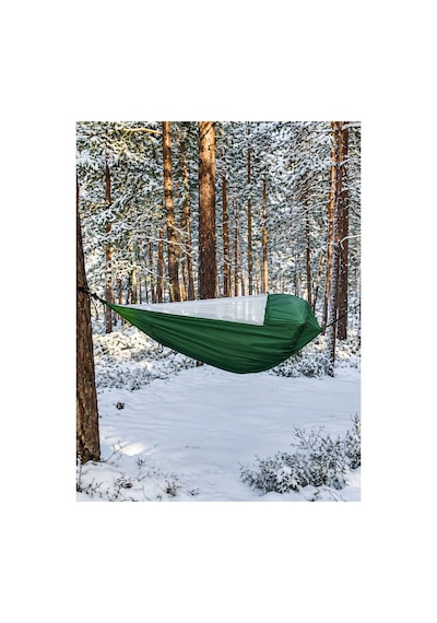 Tu Yeşil - Haki Cibinlikli Gölgelikli Hamak Piknik Ve Kamp 240 X 140 Cm Haki