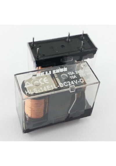 Helishun Röle Hls-14f1l-dc24v-c Tek Kontak 10a 40319024.0000