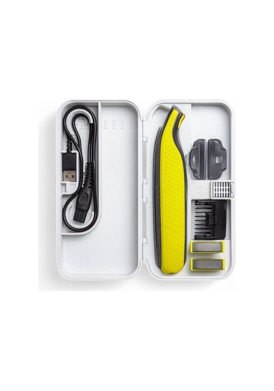 Oneblade Tıraş Makinesi Kutusu Dayanıklı Saklama Ve Koruma Çantası Beyaz