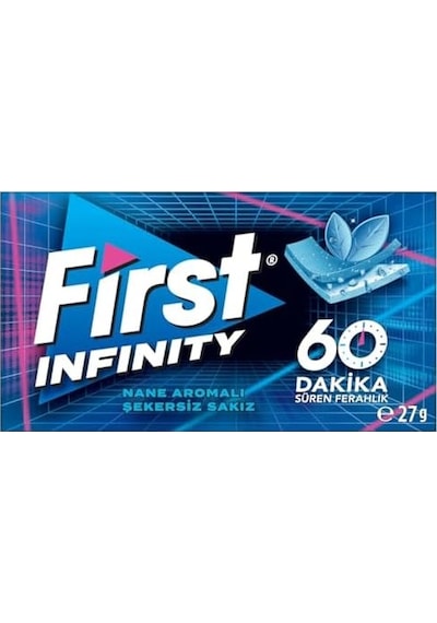 First Infinity 60 Dk Nane Aromalı Şekersiz Sakız 27 Gr