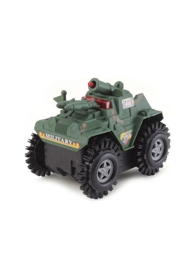 Pilli Işıklı Sesli Takla Atan Devrilmeyen Tank Askeri