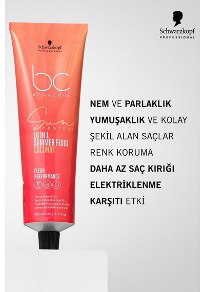 Bonacure Bc Sun 10 U 1 Arada Saç Bakım Kremi 100ml