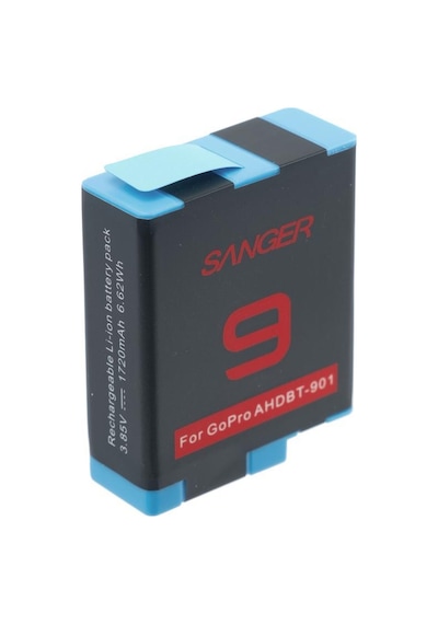 Sanger Ahdbt-901 Gopro Hero 9 Batarya Siyah