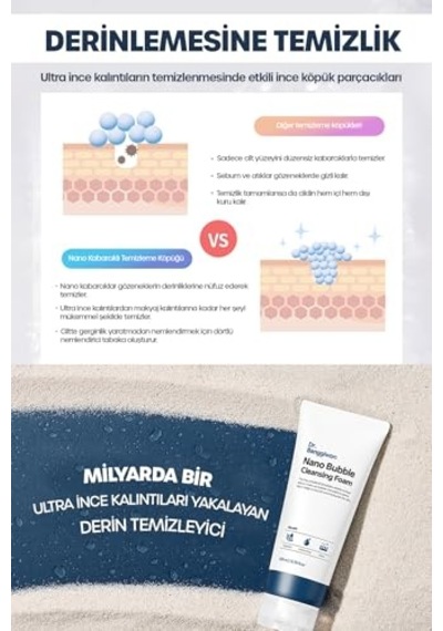 Nano Bubble Kabarcık Yüz Temizleme Köpüğü Nano Bubble Cleansing Foam 200 Ml
