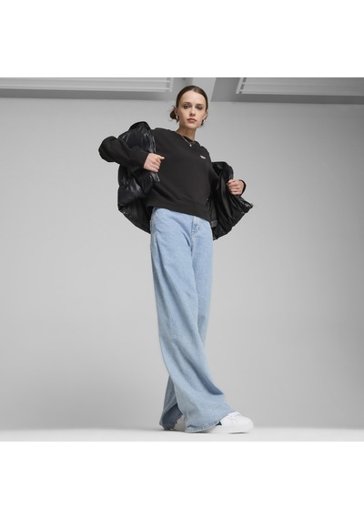 Puma Downtown Re:collectıon Crew Siyah Kadın Sweatshirt
