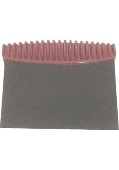 Desen Saplı Çelik Paslanmaz Spatula Çelik Gri Diğer