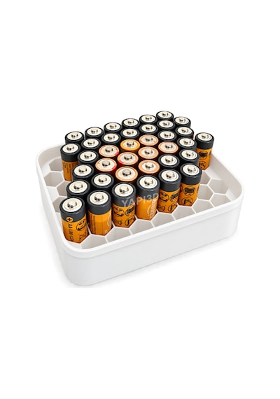 Yapı3d Aa Aaa Pil Saklama Kutusu İkili Set Pil Düzenleyici Organizer Şarjlı Ve Standart Piller