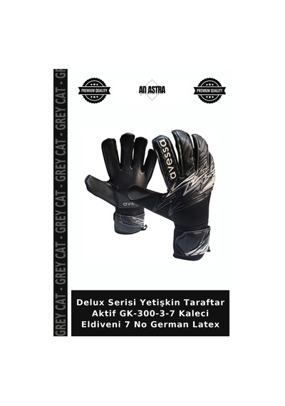 Delux Serisi Yetişkin Taraftar Aktif Gk-300-3-7 Kaleci Eldiveni 7 No German Latex Çok Renkli