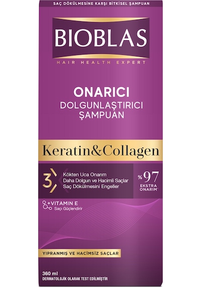 Bioblas Keratin & Kolajen Şampuan 360 Ml