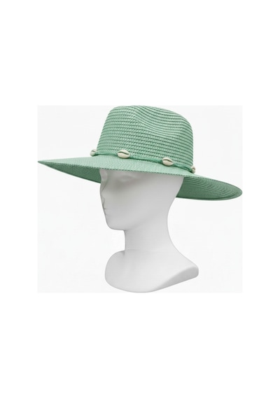 Aresshop Kadın Güneşlik Şapka Fotr Su Yeşili