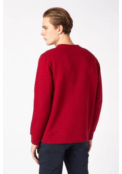 Vigoss Erkek Jakarlı Sweatshırt 62133-00377 - Bordo