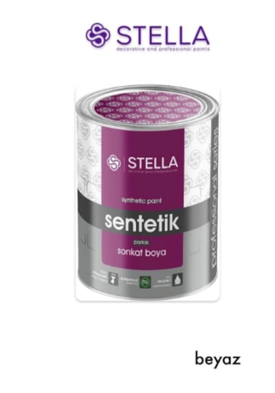 Stella Son Kat Yağlı Boya Sentetik 1 Kg Beyaz