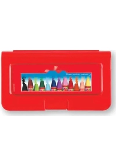 12 Renkli Altıgen Pastel Boya Seti, Ergonomik Tasarım Ve Yüksek Renk Performansı 0