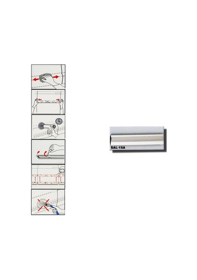 Carub Çıta SAL 15A 12 mm x 100 Mt Krom BR1501101