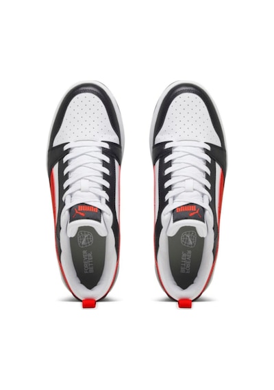 Puma Rebound V6 Low Tdp Erkek Sneaker Ayakkabı Beyaz Kırmızı