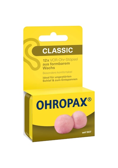 Ohropax Alman Kulak Tıkacı Classic 204925033 Açık Pembe