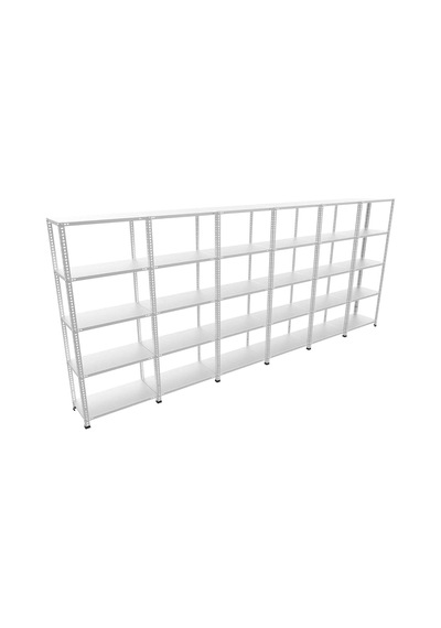 5 Katlı 6'li Galvaniz Çelik Raf - Depo, Arşiv, Kiler, Dosya, Market Rafı 43x75 Cm 200 Cm 0.70 Mm Genel 5 Katlı 6'li Galvaniz Çelik Raf - Depo, Arşiv, Kiler, Dosya, Market Rafı 43x75 Cm 200 Cm 0.70 Mm Genel