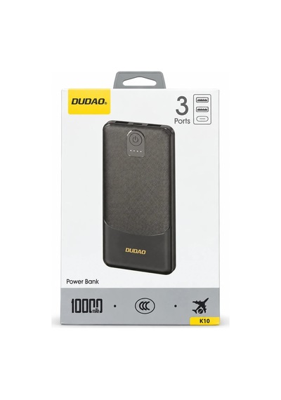 Dudao K10 10.000 Mah 3 Portlu Powerbank