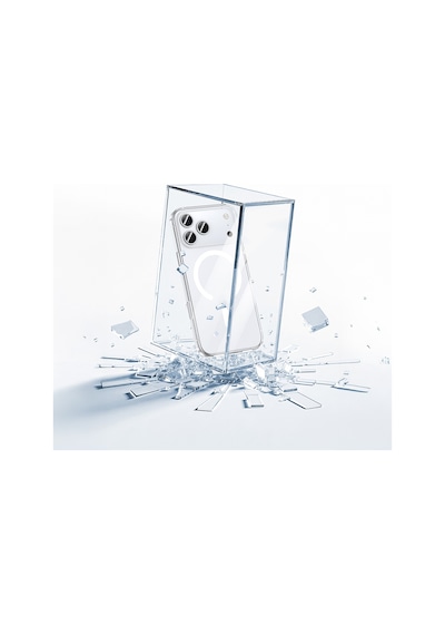 Apple Uyumlu iPhone 17 Kılıf M-safe Şarj Özellikli Benks Crystal Serisi Sert Pc Şeffaf Kapak