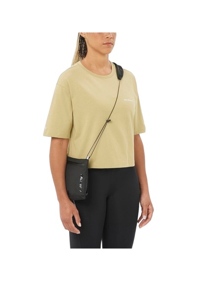 Salomon Salomon Short Tee Kadın Bej Tişört De5 Bej
