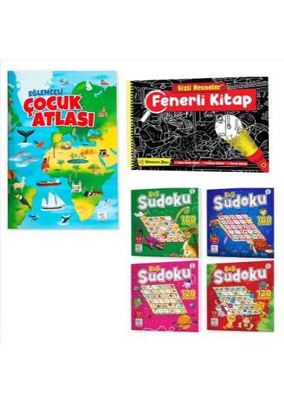 5-8 Yaş Odaklanma Ve Dikkat Setleri Çocuk Atlası
