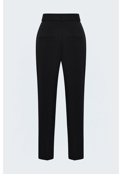 Sateen Klasik Pantolon - Siyah-137986