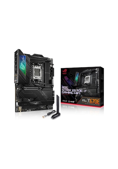 Asus ROG Strix X670E-F Gaming WIFI AMD X670 6400 MHz (OC) DDR5 Soket AM5 ATX Anakart