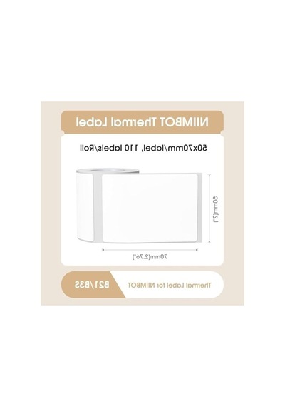 50 X 70 Mm Su Geçirmez Etiket Bandı, 110 Adet Kendinden Yapışkanlı 124-Pembe