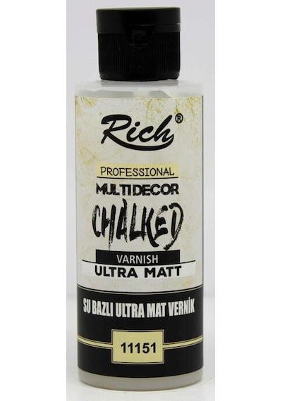 Rich Ultra Matte Chalked Su Bazlı Vernik 120Ml