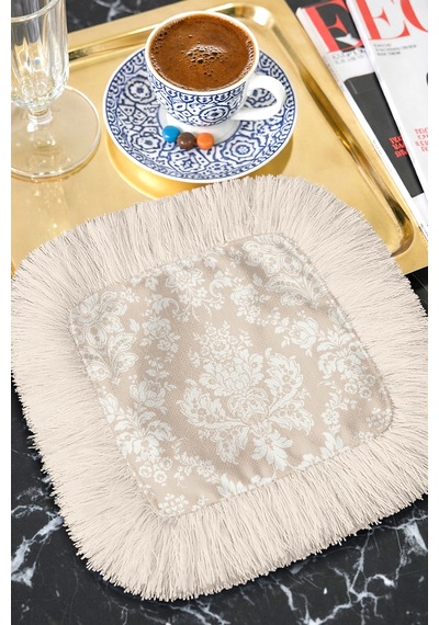 Barok Lüks Saçaklı Servis Kokteyl Peçetesi - Klasik Elegan Vintage Bej Beyaz Bardak Altlığı Mendil Tozlu Kanyon Şeftali Barok Lüks Saçaklı Servis Kokteyl Peçetesi - Klasik Elegan Vintage Bej Beyaz Bardak Altlığı Mendil Tozlu Kanyon Şeftali
