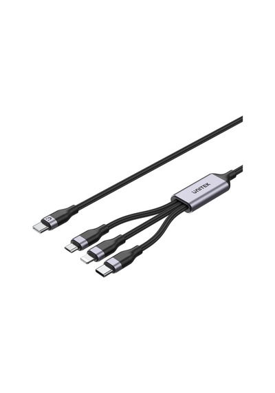 Unıtek Type-c 3in1 Hızlı Şarj Kablosu 1.5mt 20w Mıcro Usb, Type-c, Lıghtnıng C14101agy01-1.5m