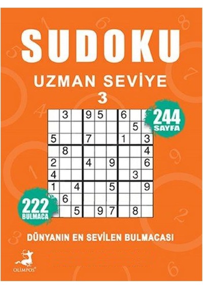 Sudoku Uzman Seviye 3: Dünyanın En Sevilen Bulmacası - 222 Bulmaca