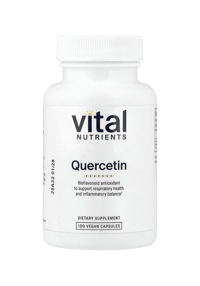 Vital Nutrients, Quercetin, 100 Vegan Capsules 250 Mg Per Capsule