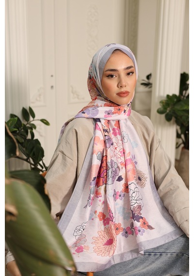 Silk Home Olinda Şal 49004-05 Beyaz