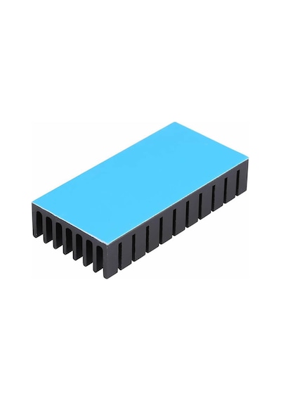 25mmx50mmx10mm Alüminyum Soğutucu Pasif Isı Emici Radyatör Peltier Led Elektronik Devre Entegre Vga
