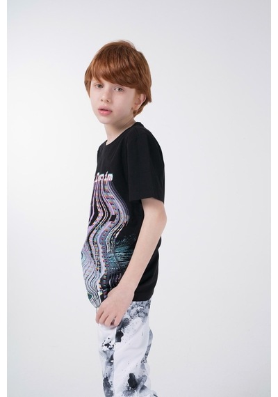Brz Kids Baskılı Erkek Çocuk T-Shirt Çok Renkli (537316601) Çok Renkli