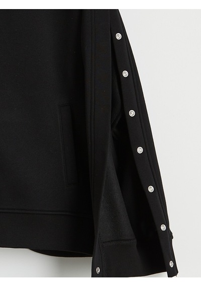 Lcw Limitless Siyah Kolay Giyilebilir Kolları Çıtçıtlı Erkek Fermuarlı Sweatshirt