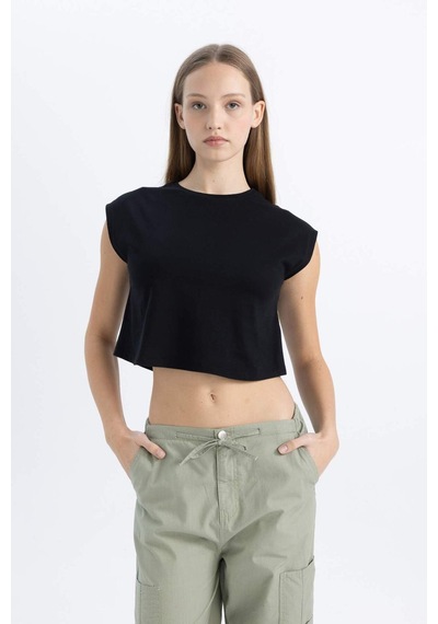Defacto Coool Loose Fit Basıc Atlet C5338AX24SM Siyah