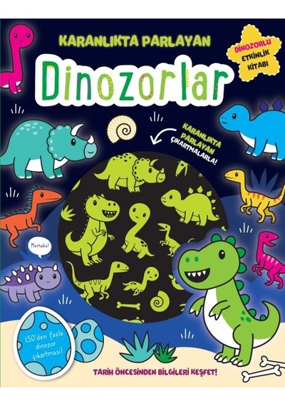 Karanlıkta Parlayan Kitaplar - Dinozorlar Parlayan Çıkartmalar - Vzqg-867110